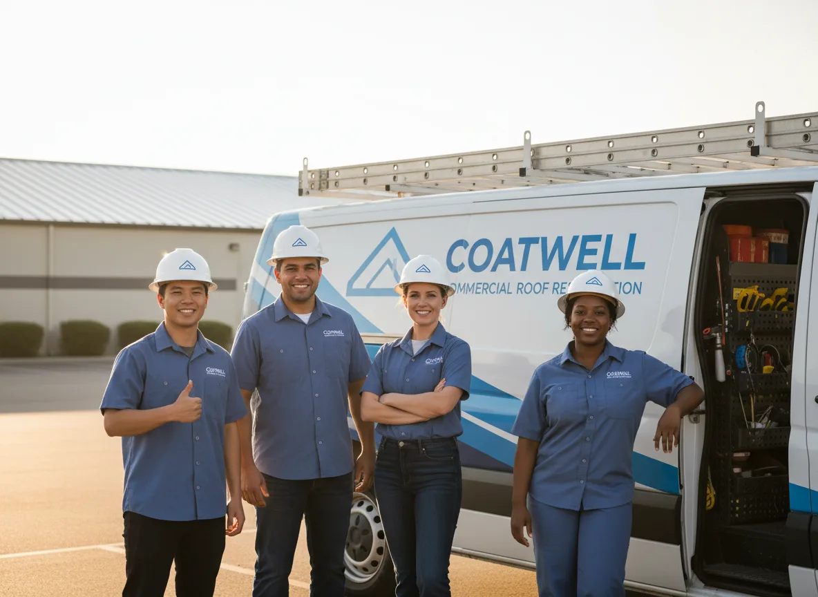 Commercial roof coating company in Wilson, TX