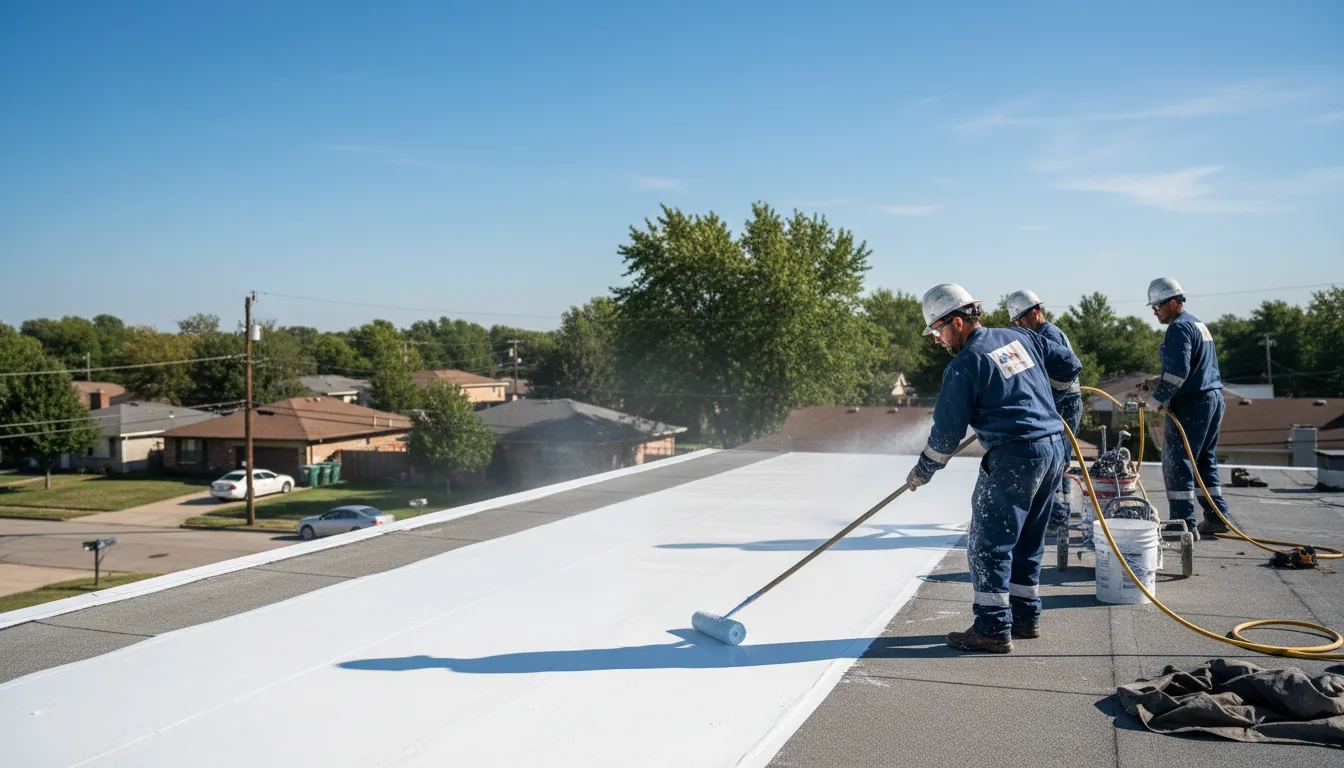 Commercial roof coating in Wilson, TX near me